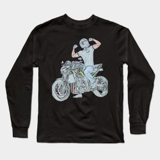 Gym rat & Biker tee Long Sleeve T-Shirt